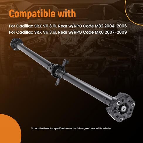 maXpeedingrods 65.906" Rear Drive Shaft Prop Shaft Driveshaft Assembly for Cadillac SRX 2004-2009 V6 3.6L Replace# 25771590, 25761954, 946-026 in Saudi Arabia