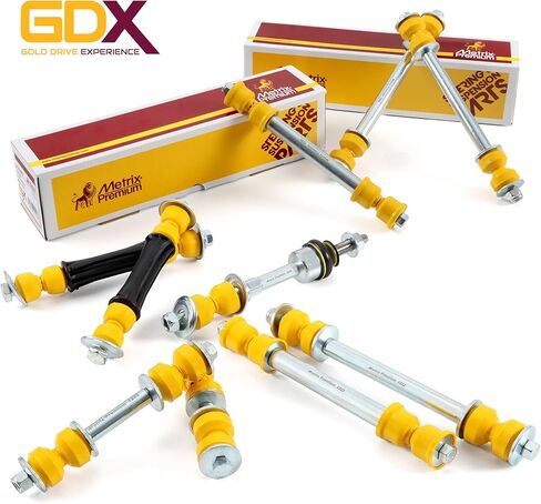 صنع في أوروبا - Metrix Premium 2 PCS Sway Bar Link Kit K700542 / K7275 يناسب الجزء الخلفي لـ 14-17 شيفروليه SS، 12-15 كامارو، يناسب الجزء الأمامي لـ 94-02 دودج رام 2500 RWD، 94-01 رام 1500 RWD، 95-10 فورد اكسبلورر in Saudi Arabia