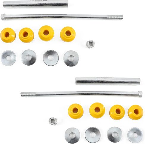 صنع في أوروبا - Metrix Premium 2 PCS Sway Bar Link Kit K700542 / K7275 يناسب الجزء الخلفي لـ 14-17 شيفروليه SS، 12-15 كامارو، يناسب الجزء الأمامي لـ 94-02 دودج رام 2500 RWD، 94-01 رام 1500 RWD، 95-10 فورد اكسبلورر in Saudi Arabia