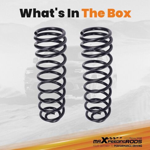 maXpeedingrods Rear 3.5" Lift Coil Springs for Jeep Wrangler JK 2007-2018, Suspension Lift Kit, Set of 2 in Saudi Arabia