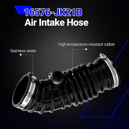 16576-JK21B Engine Air Intake Hose LH and RH For Infiniti G35 EX35 3.5L Replace# 16576-JK21A 16576-JK21B (Set of 2) in Saudi Arabia
