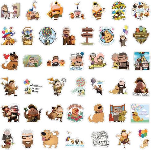 50Pcs Cute Cartoon Star War Character Stickers - Movie Decorative Waterproof Decal Stickers for Kids, Teens & Adults for Water Bottle Laptop Toy Sticker (Star War) in Saudi Arabia