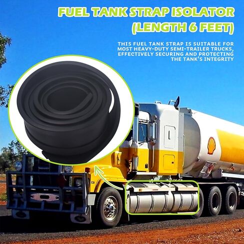 2 Inches (Length 6 Feet) Fuel Tank Strap Isolator Gas Tank Strap Replacement for Most Semi-Trailer Trucks Seal in Saudi Arabia