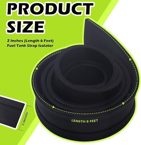 2 Inches (Length 6 Feet) Fuel Tank Strap Isolator Gas Tank Strap Replacement for Most Semi-Trailer Trucks Seal in Saudi Arabia