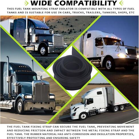 2 Inches (Length 6 Feet) Fuel Tank Strap Isolator Gas Tank Strap Replacement for Most Semi-Trailer Trucks Seal in Saudi Arabia