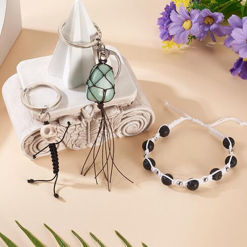 2 Rolls 0.8mm Nylon String Beading Thread Black Chinese Knotting Macrame Cord String for Macrame Friendship Bracelets Christmas Ornament in Saudi Arabia