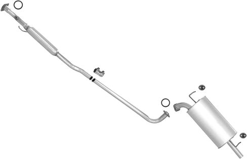 Muffler Exhaust Pipe System W/Gaskets Replacement Parts For 1997 1998 1999 2000 2001 Toyota Camry 2.2L in Saudi Arabia