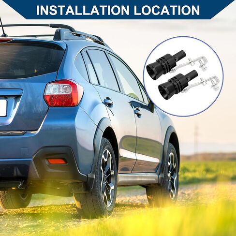 Turbo Whistle Muffler/for Car/Aluminum Alloy / 2 Pc Black in Saudi Arabia
