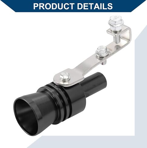 Turbo Whistle Muffler/for Car/Aluminum Alloy / 2 Pc Black in Saudi Arabia