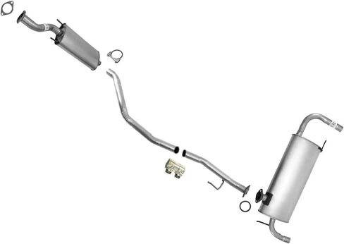 Middle Muffler with Extension Pipe & Rear Muffler Replacement Parts For Nissan Murano 2009-2014 in Saudi Arabia