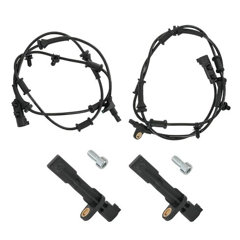 4PCS ABS Wheel Speed Sensor Front & Rear, Left & Right Compatible with 2007-2011 Jeep Wrangler 3.8L,2012-2018 Jeep Wrangler (JK) 3.6L Replaces 68003281AA 68003281AC 52060156AD 52125003AA in Saudi Arabia