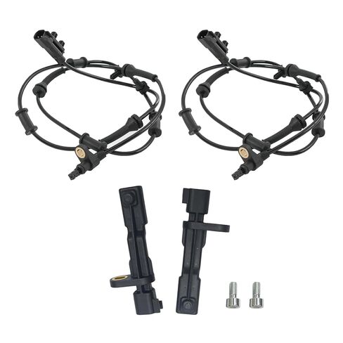 4PCS ABS Wheel Speed Sensor Front & Rear, Left & Right Compatible with 2007-2011 Jeep Wrangler 3.8L,2012-2018 Jeep Wrangler (JK) 3.6L Replaces 68003281AA 68003281AC 52060156AD 52125003AA in Saudi Arabia