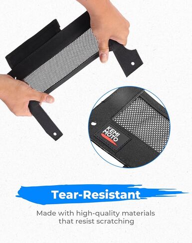 KEMIMOTO UTV Dash Storage Net Compatible With Polaris Ranger 1000/ XP1000/ Crew 1000/ Crew XP 1000 2017-2025, Fall Prevention Design UTV Dashboard Storage Net (No Speaker Compatibility) in Saudi Arabia