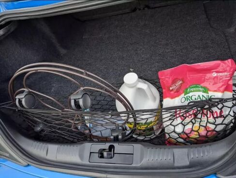 شبكة شحن منظم صندوق السيارة الخلفي لسيارة فورد موستانج 2015-2026 - شبكة شحن على شكل ظرف لسيارة كوبيه - شبكة مرنة ممتازة لتخزين صندوق السيارة - متوافقة مع موستانج in Kuwait