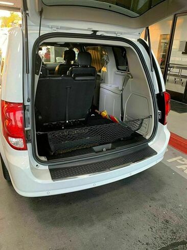 Rear Trunk Organizer Cargo Net for Dodge Grand Caravan 2008-2020 – Envelope Style Cargo Net for Van - Premium Mesh Elastic Car Trunk Organizer - Compatible with Grand Caravan in Saudi Arabia