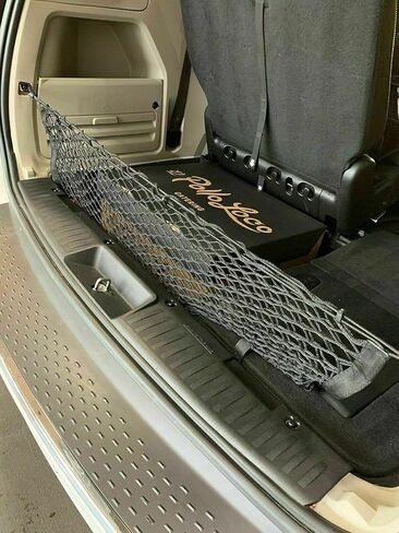 Rear Trunk Organizer Cargo Net for Dodge Grand Caravan 2008-2020 – Envelope Style Cargo Net for Van - Premium Mesh Elastic Car Trunk Organizer - Compatible with Grand Caravan in Saudi Arabia