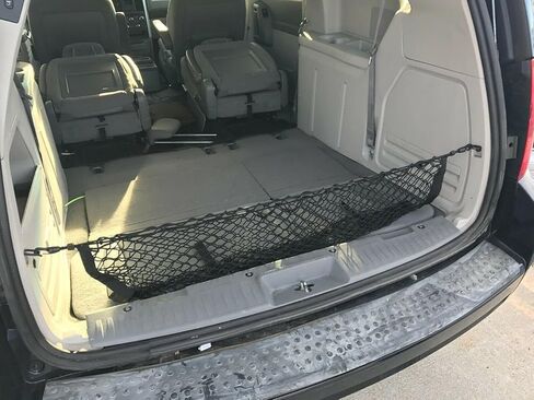 Rear Trunk Organizer Cargo Net for Dodge Grand Caravan 2008-2020 – Envelope Style Cargo Net for Van - Premium Mesh Elastic Car Trunk Organizer - Compatible with Grand Caravan in Saudi Arabia