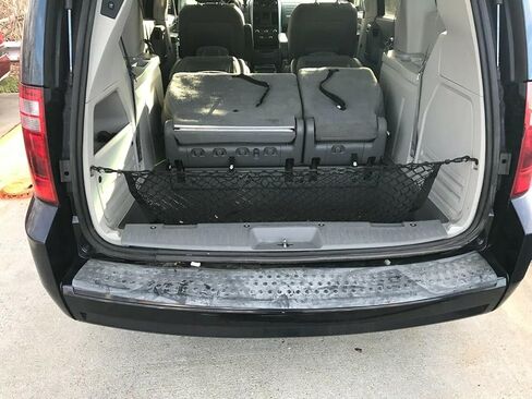 Rear Trunk Organizer Cargo Net for Dodge Grand Caravan 2008-2020 – Envelope Style Cargo Net for Van - Premium Mesh Elastic Car Trunk Organizer - Compatible with Grand Caravan in Saudi Arabia