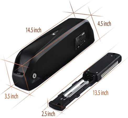 Leonidas Ebike Battery 48V 13AH Electric Bike Battery for 200W 350W 500W 750W 1000W Bike Motor, Lithium Ion Batteries Pack for Bafang Voilamart AW (48V13AH A Grade Cell (200W-1000W)) in Saudi Arabia