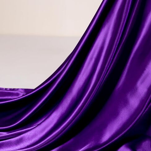 Satin Fabric by The Yard, 2 Yards 55" Wide Premium Emerald Green Soft Silky Charmeuse Satin Fabric,Shiny Cloth Fabric for Bridal Wedding Dress,Clothing Making,DIY Crafts,Sewing,Home Decor in Saudi Arabia