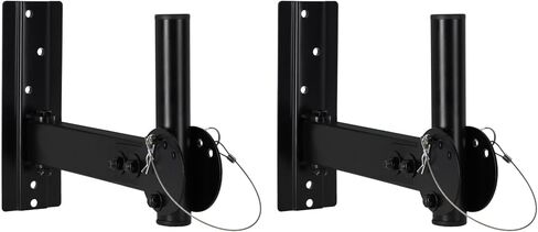 Rockville RPW20 Pair Adjustable Wall Mount Brackets for PA Speaker Installations in Saudi Arabia
