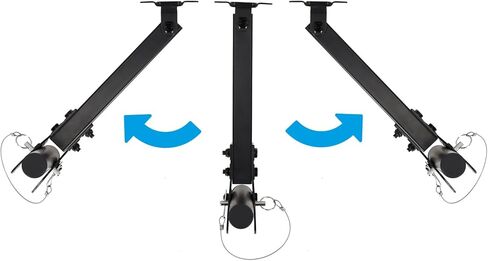 Rockville RPW20 Pair Adjustable Wall Mount Brackets for PA Speaker Installations in Saudi Arabia