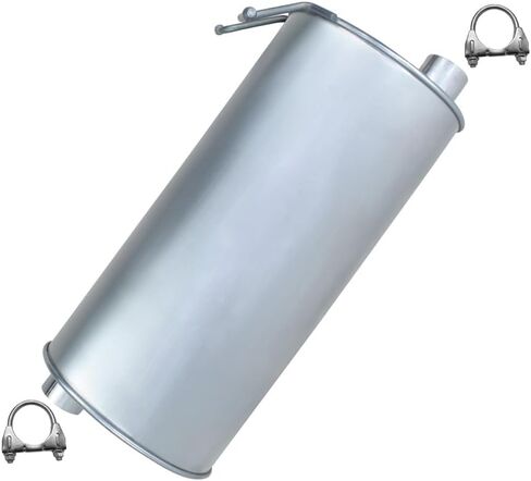 Northeastern Exhaust | Stainless Steel Exhaust Muffler Compatible for Ford Ranger 2004-2008 3.0L | Free Clamps Included | Automotive Replacement Part in Saudi Arabia