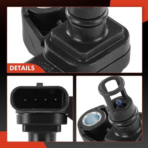 A-Premium Manifold Pressure (MAP) Sensor [4 Pins] Compatible with Chevrolet Equinox 2018-2019, Cruze 2017-2019 & GMC Terrain 2018-2019, 1.6L, Replace# 1247671 in Saudi Arabia