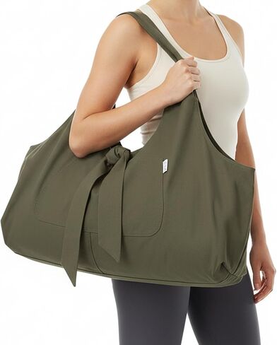 Large Yoga Mat Bag | The ORIGINAL YogiiiTotePRO | Large Yoga Bag or Yoga Mat Carrier with Side Pocket | Fits Most Size Mats in Kuwait
