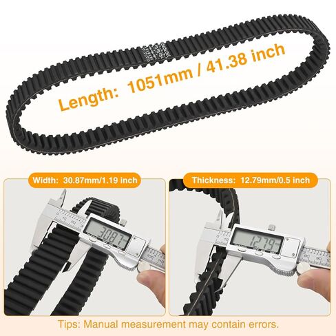 Nilight Drive Belt 3211149 Replacement for Polaris Ranger Extreme Badass CVT Drive Belt Fit for 2013-2019 Polaris Ranger XP 900 1000, 570, Crew 900 ACE 325 Models and More, EPS, Premium, Deluxe,1 Pack in Saudi Arabia