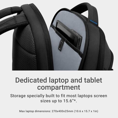 حقيبة ظهر Dell EcoLoop Pro - CP5723 - تناسب ما يصل إلى 15.6 بوصة، جيب شبكي، مادة بطانة Nylex - أسود in Saudi Arabia