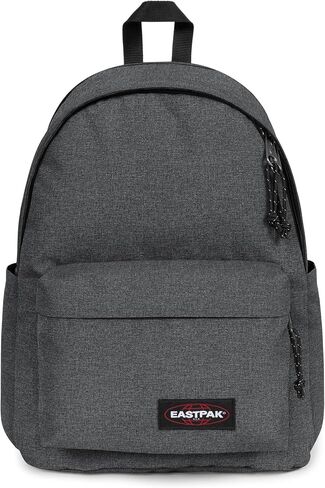 EASTPAK Day Office 31 L Laptop Backpack for 16-Inch Devices - Secure Business Travel Carry-On, Durable Commuter Rucksack with Hidden Pocket & Bottle Holder, Black Denim in Saudi Arabia