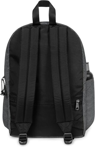 EASTPAK Day Office 31 L Laptop Backpack for 16-Inch Devices - Secure Business Travel Carry-On, Durable Commuter Rucksack with Hidden Pocket & Bottle Holder, Black Denim in Saudi Arabia