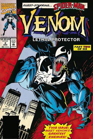 Venom - Marvel Comics Poster Print (Comic Cover - Lethal Protector) (Size: 24" x 36") in Saudi Arabia