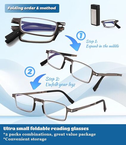 Hubeye 5PCS Reading Glasses Men Unbreakable Blue Light Blocking Computer Readers Women Anti Glare UV Ray Filter Eyeglasses in Saudi Arabia