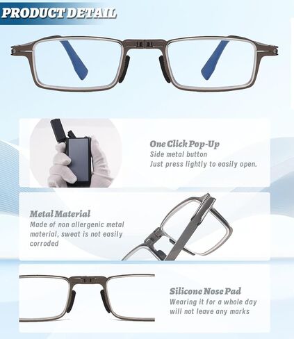 Hubeye 5PCS Reading Glasses Men Unbreakable Blue Light Blocking Computer Readers Women Anti Glare UV Ray Filter Eyeglasses in Saudi Arabia