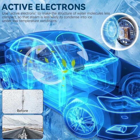 3PCS Electromagnetic Car Snow Removal Device, Anti-Freeze Electromagnetic Car Snow Removal Device, Defroster for Car Windshield,Portable Kinetic Molecular Heater,Antifreeze Device in Saudi Arabia