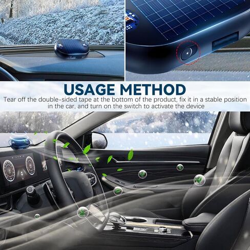 3PCS Electromagnetic Car Snow Removal Device, Anti-Freeze Electromagnetic Car Snow Removal Device, Defroster for Car Windshield,Portable Kinetic Molecular Heater,Antifreeze Device in Saudi Arabia