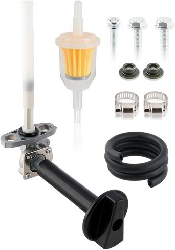 Fuel Valve Petcock with Lever 16950-HN7-003 Compatible with Honda Foreman 400 450 500 Foreman Rubicon 500 Rancher 350 420 Recon 250 TRX250 TRX350 TRX400 TRX420 TRX450 16963-HM8-000ZA in Saudi Arabia