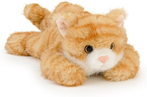 PEACH CAT Cat Stuffed Animal Cute Plushies ألعاب قطيفة صغيرة هدايا للأطفال باللون البرتقالي in Kuwait
