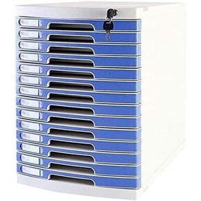 File Cabinet Can Lock Data, Office Storage Drawer, Confidential Desktop Organizer, File Anti Tripping Plastic in Saudi Arabia