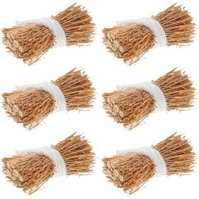SUPVOX 6pcs Mini Hay Bale S, 1. 57 Inch Handcrafted Decorative Haystacks for Dollhouse, Crafts, Farm and Autumn Harvest Table Decorations in Kuwait