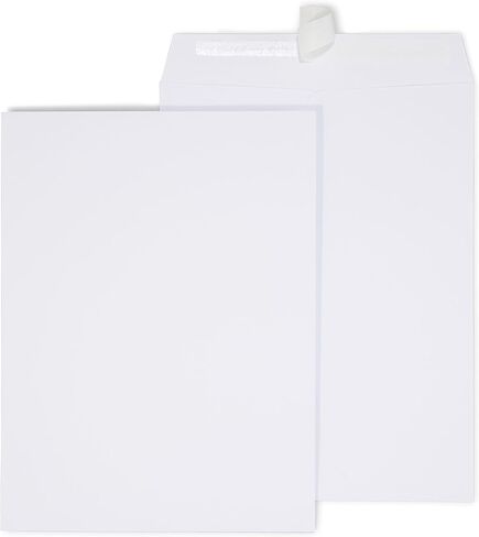Staples EasyClose Catalog Envelopes, 9-inch L x 12-inch H, White, 500/Carton (ST479885N-CCVS) in Saudi Arabia
