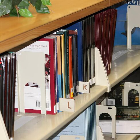 BENECREAT 26Pcs Vinyl Record Dividers, A-Z Alphabet Wood CD Dividers Alphabet LP Separator for Album CD DVD Media Book Alignment, Bookshelf Organization, 14x2inch in Saudi Arabia