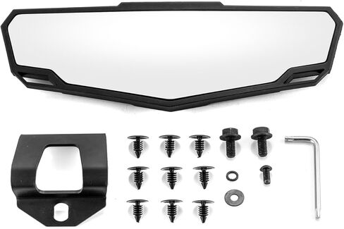 مرآة رؤية جانبية قابلة للتعديل مثبتة على الباب متوافقة مع Polaris Ranger SP570 1000 XP Crew Northstar Pro XD 2018-2025 (فقط للأبواب الكاملة)، ملحقات المرايا المحدبة ذات الزاوية الواسعة، 2889241 in Kuwait