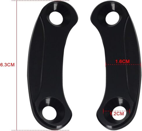 MFGZD Mirror Block Off Base Plates,2 PCS CNC Aluminum Motorcycle Mirror Block Off Plates Compatible with Kawasaki ZX-10R ZX10R 2011-2015 in Saudi Arabia