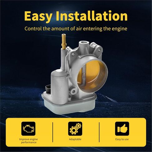 Electronic Throttle Body Fit for Chevrolet Cobalt 2.0L 2005-2007, Colorado 2.8L/2.9L 2004-2007, GMC Canyon 2.8L/2.9L 2004-2006, Saturn Ion 2.0L/2.2L/2.4L 2004-2007 S20013 TB1035 in Saudi Arabia