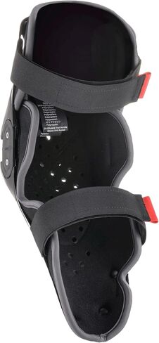 Alpinestars 6506321-13-XXL واقي الركبة للجنسين Sx-1 V2 أسود/أحمر 2X (متعدد، مقاس واحد) in Saudi Arabia