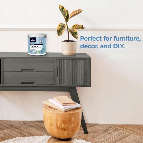 طلاء أثاث بالطباشير من بلوبيرد - 500 مل / 16.9 أونصة سائلة للأثاث وديكور المنزل والخزائن والمزيد (أبيض ثلجي) in Kuwait