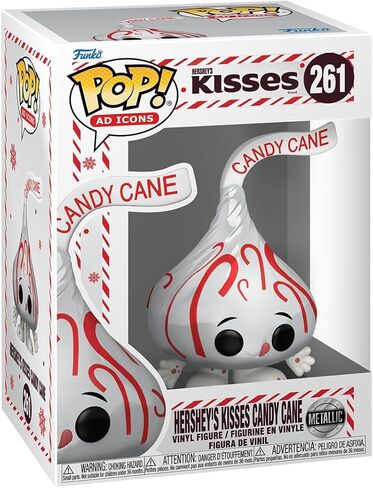 Funko Pop! AD Icons: Hershey's - Hershey's Kisses Candy Cane - Metallic - Collectable Vinyl Figure - Gift Idea - Official Merchandise - Toys for Kids & Adults - Ad Icons Fans in Saudi Arabia